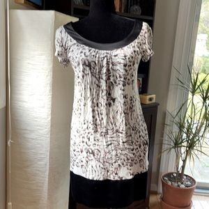 Animal print summer dress